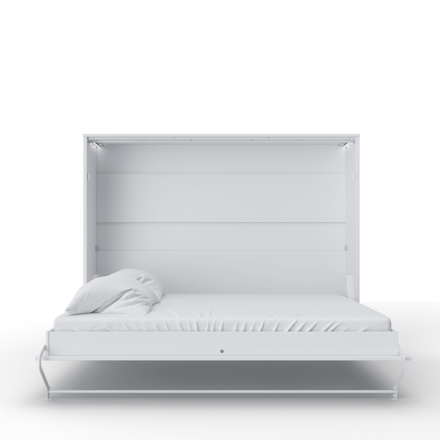 Horizontal Murphy bed INVENTO with a Sofa, European Queen