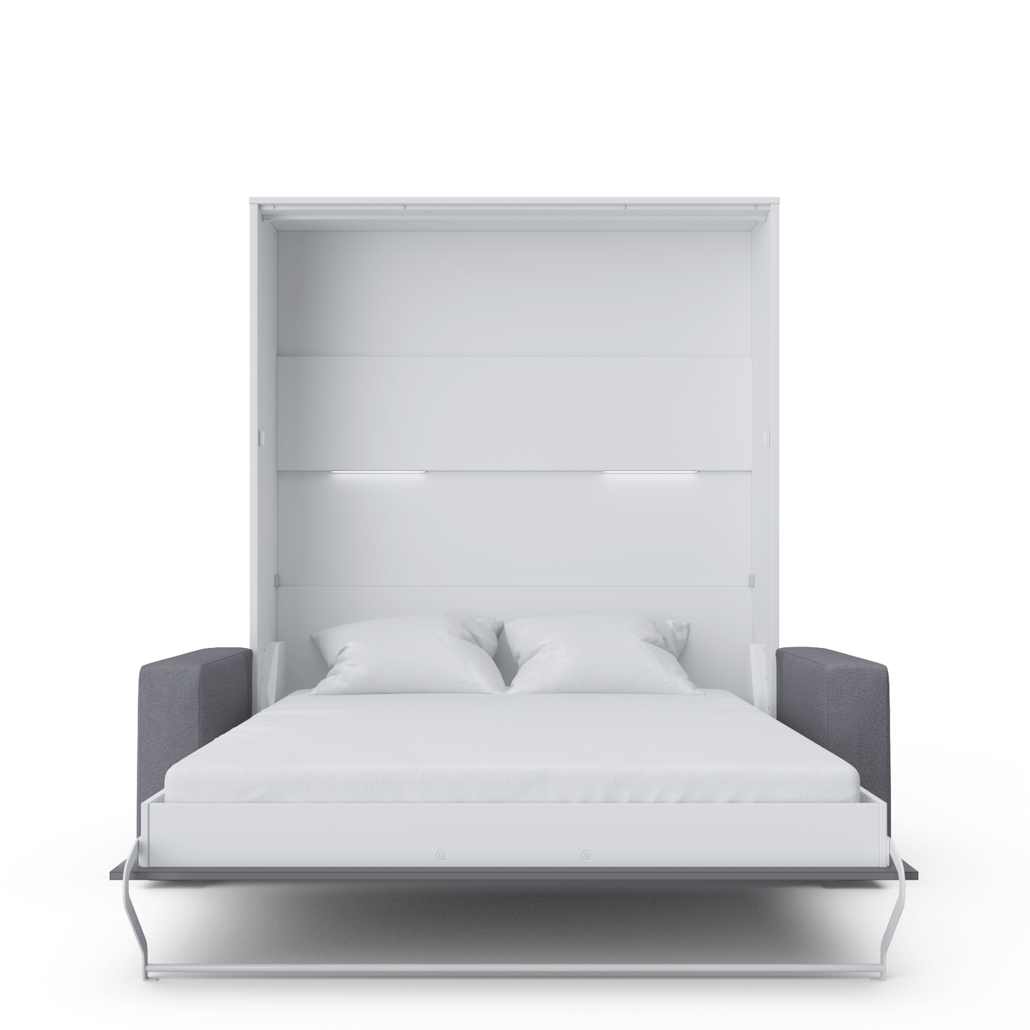 Invento European Queen Vertical Murphy Bed with Sofa