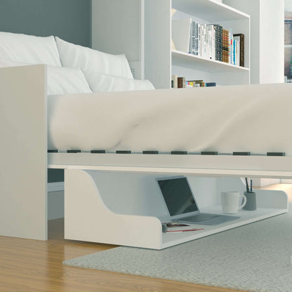 Alegra Full Wall Bed with Desk and 1 Storage Tower