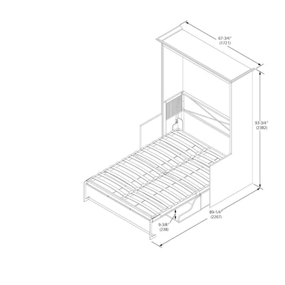 Alegra Queen Wall Bed with Desk