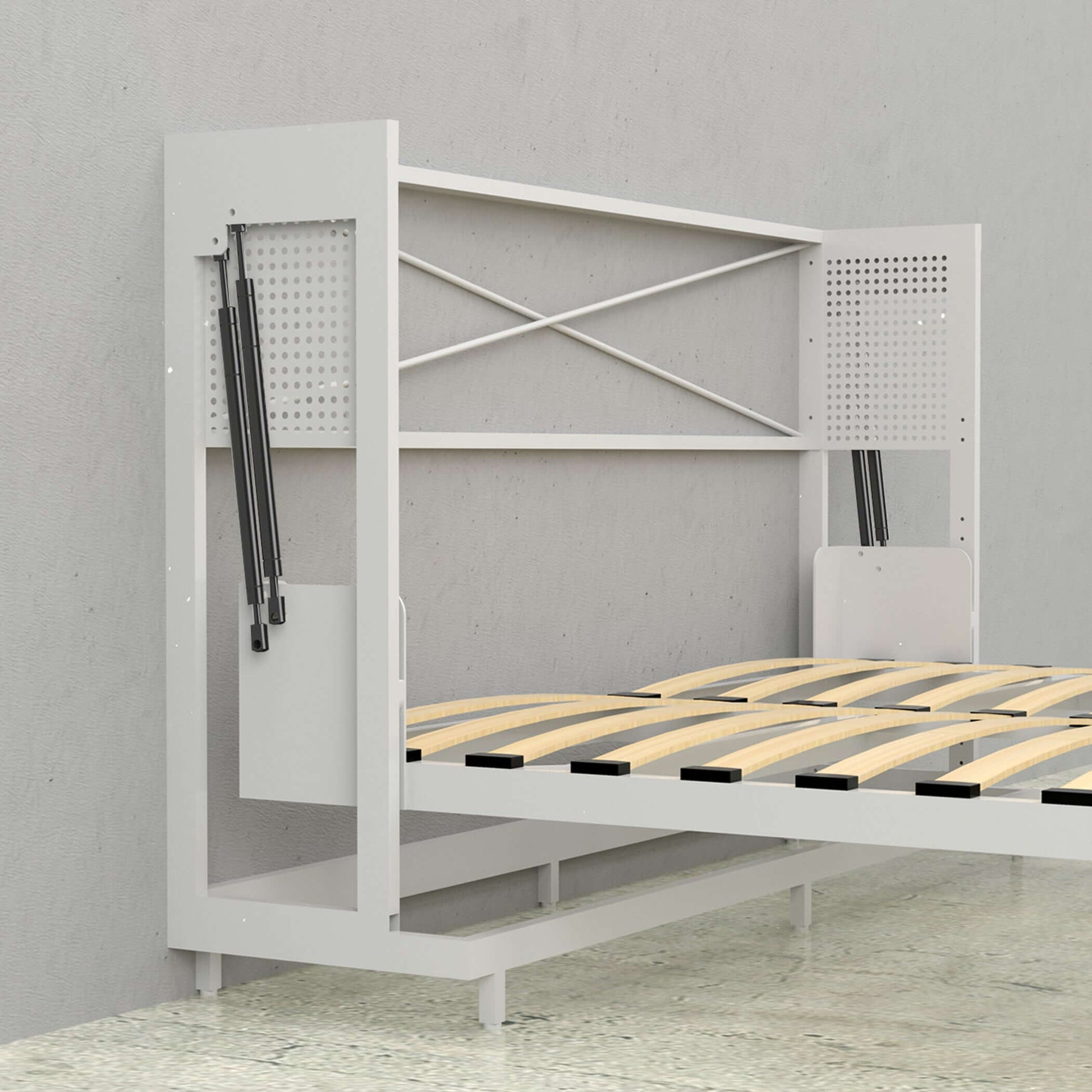 Alegra Queen Wall Bed with Integrated Storage