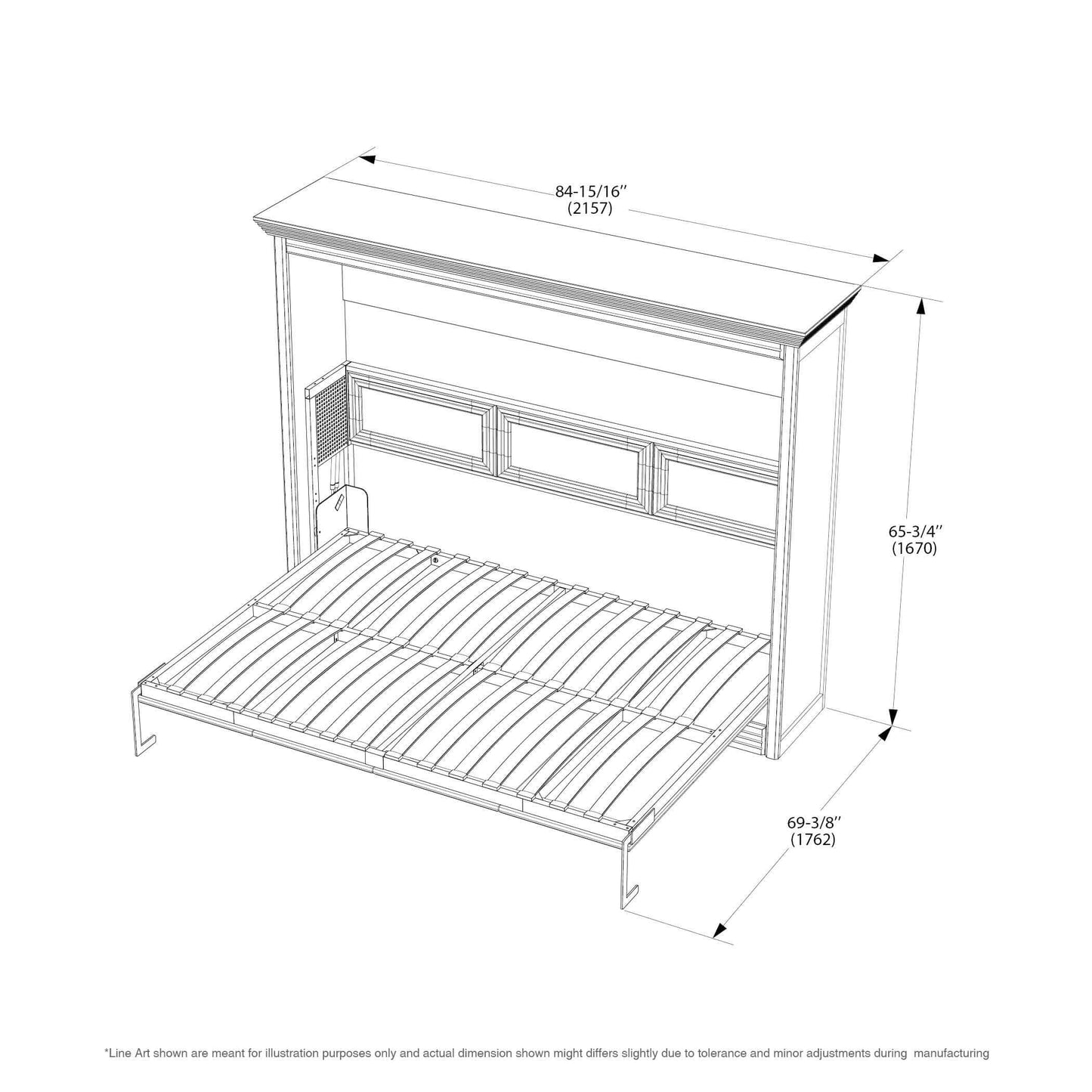 Chamberlin Full Horizontal Wall Bed