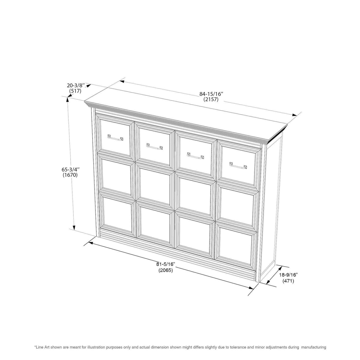 Chamberlin Full Horizontal Wall Bed