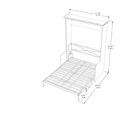 Coventry Queen Wall Bed with Desk