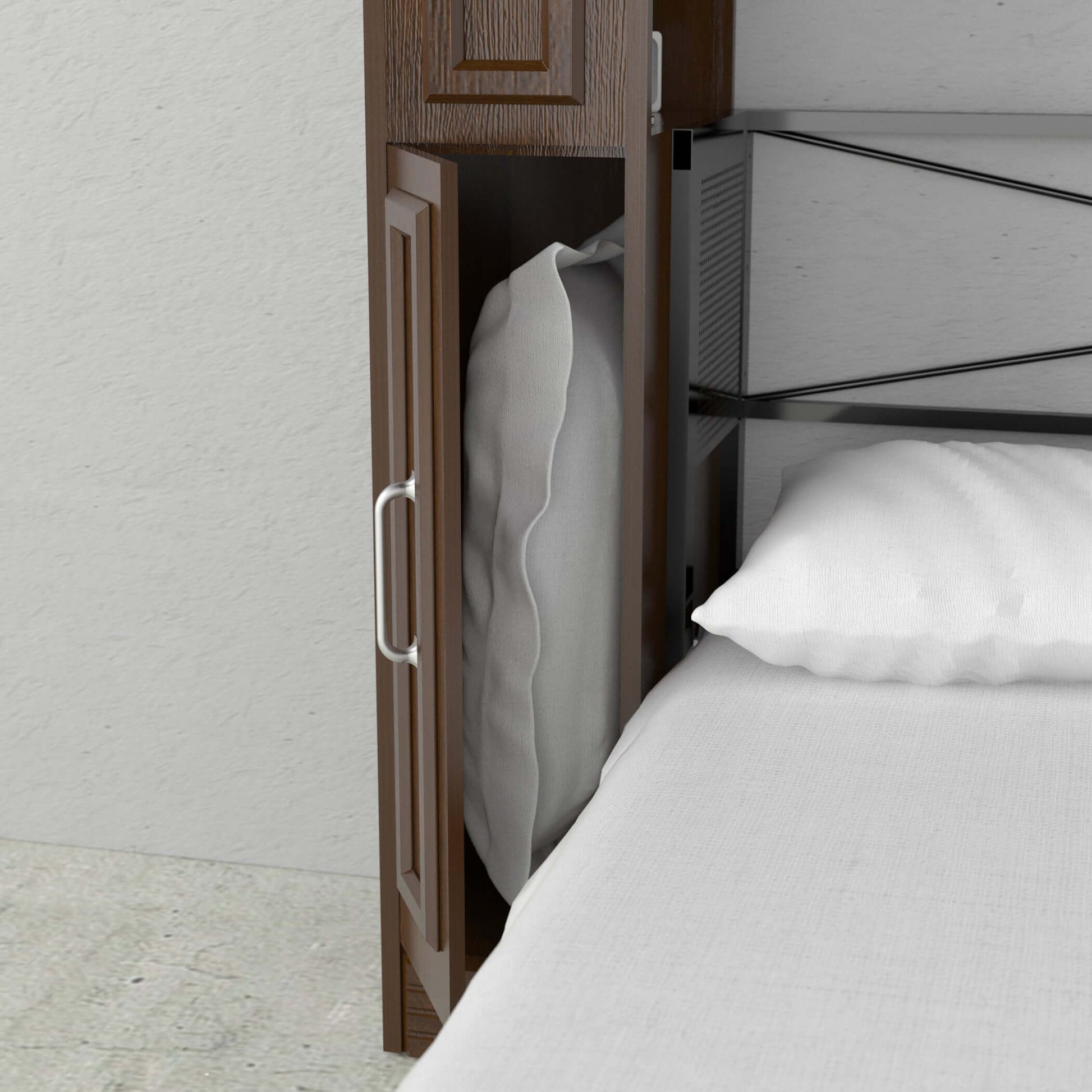 Coventry Queen Wall Bed with Integrated Storage