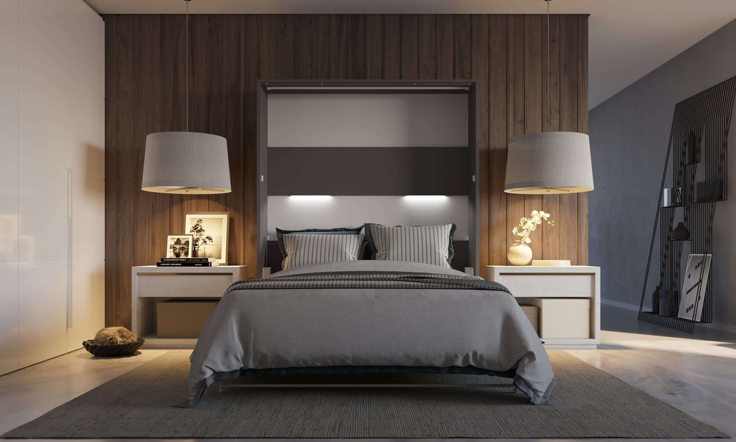 Murphy bed Vertical European Queen with LED included INVENTO